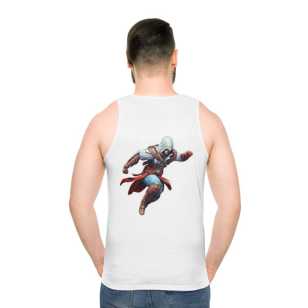 Assassin's Creed unisex tank top featuring fan art graphics