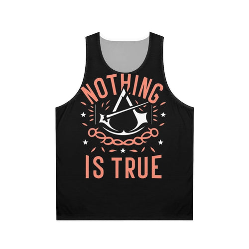 Assassin's Creed Iconic Quote Art Unisex Tank Top
