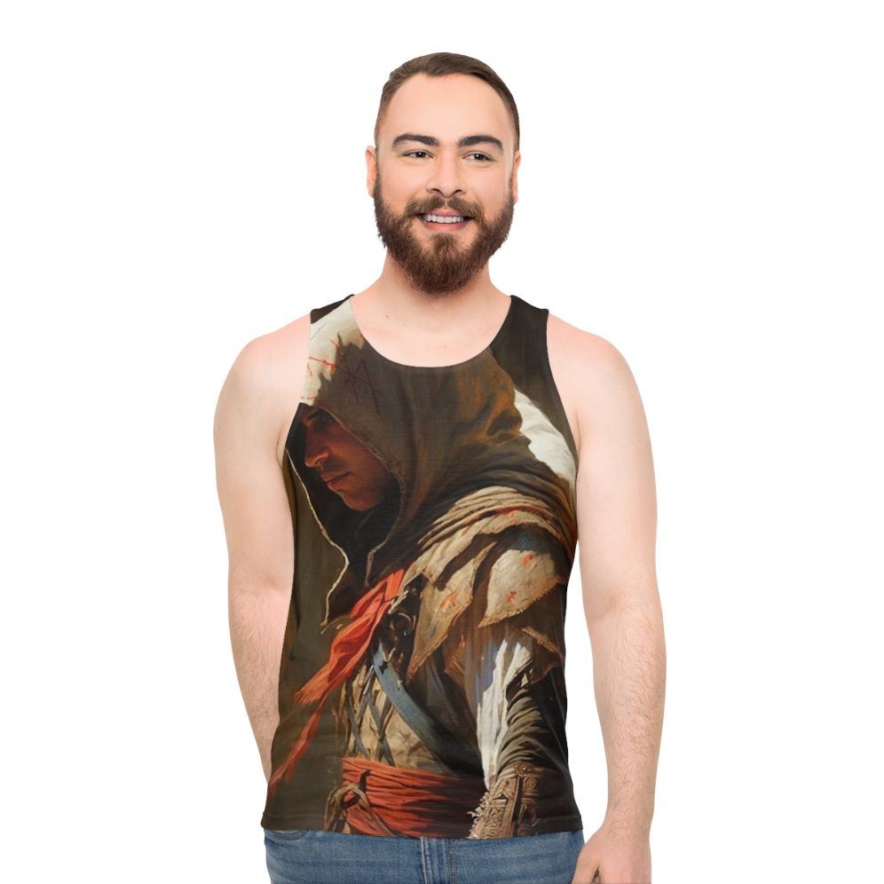 Assassin's Creed Warrior Painting Unisex Tank Top