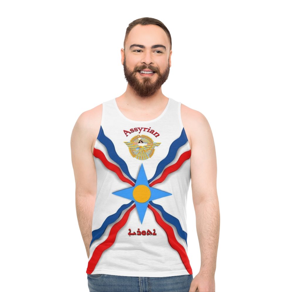 Assyrian Flag Unisex Tank Top