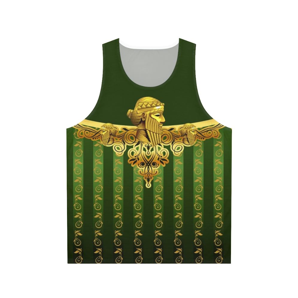 Assyrian King Sargon II Unisex Tank Top