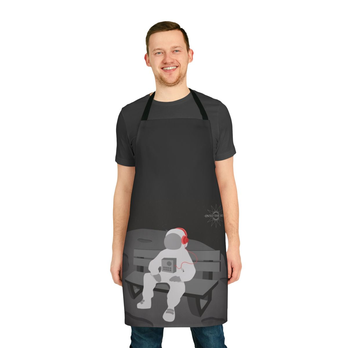 Asteroid Bench Design Apron featuring Skywardwind pop punk album artwork