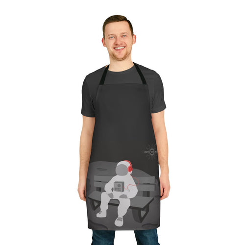 Asteroid Bench Design Apron featuring Skywardwind pop punk album artwork