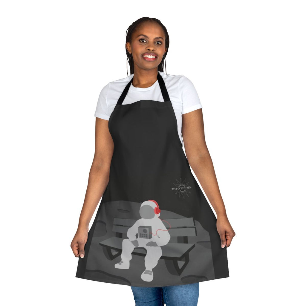 Asteroid Bench Design Apron featuring Skywardwind pop punk album artwork