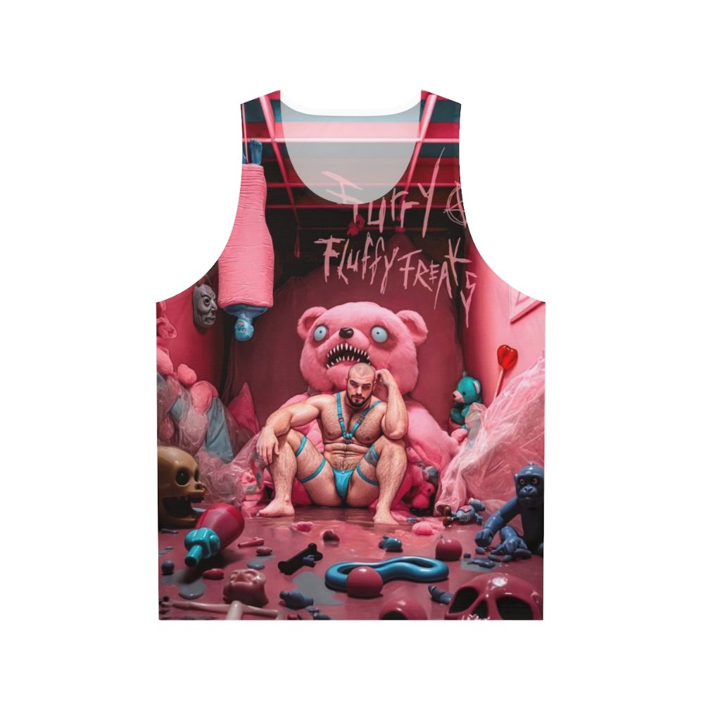 Astra Zero fluffy furry unisex tank top