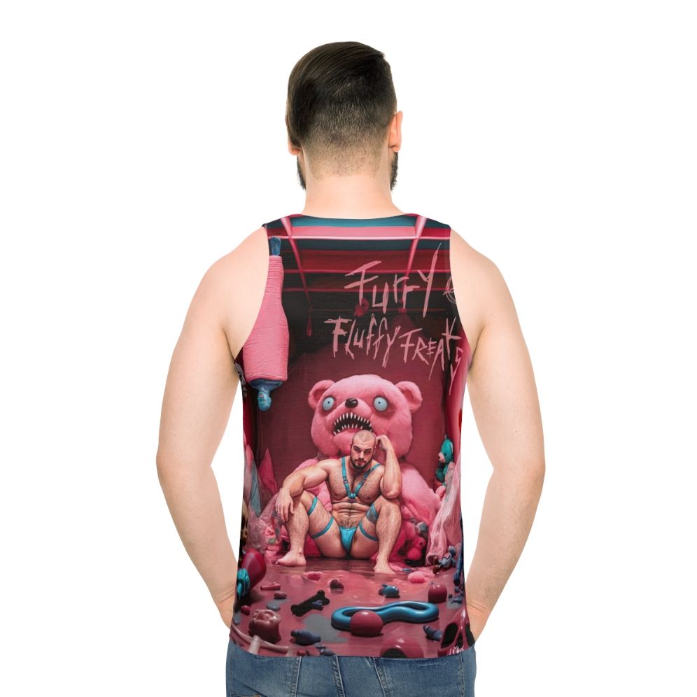 Astra Zero fluffy furry unisex tank top