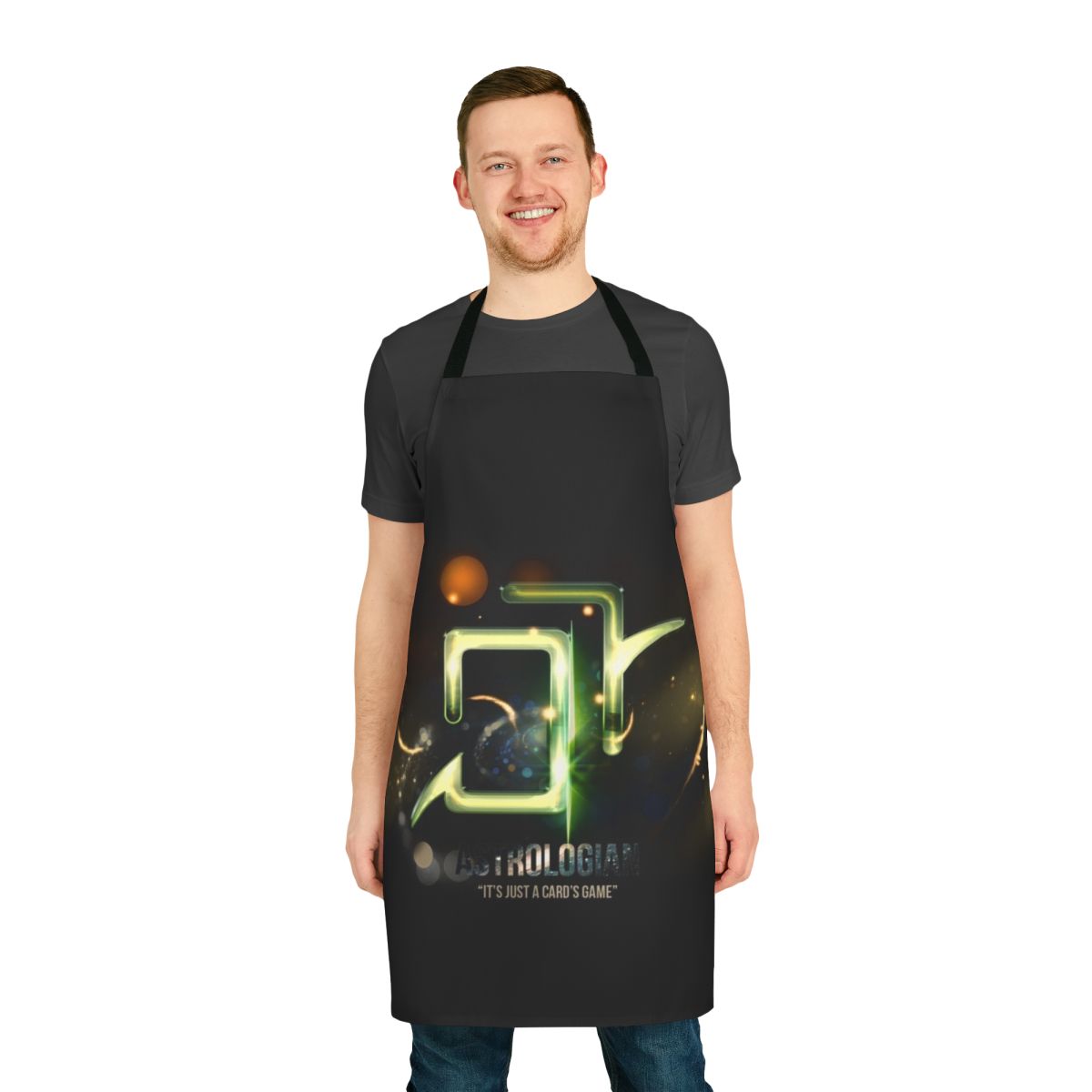 Astrologian-themed apron featuring Final Fantasy XIV elements