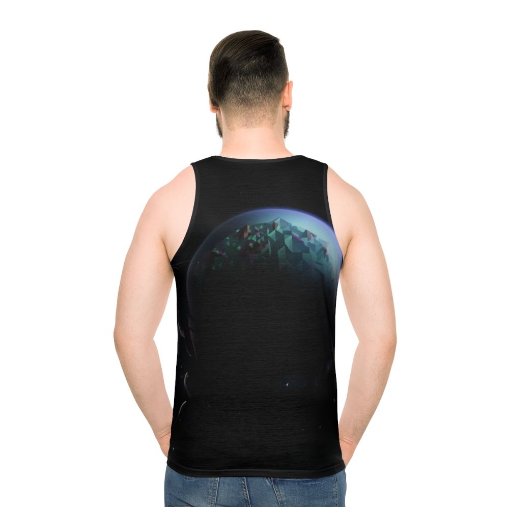 Astroneer unisex tank top with space-themed design