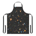 Apron featuring the Hubble Telescope's Extreme Deep Field image of distant galaxies in the universe.