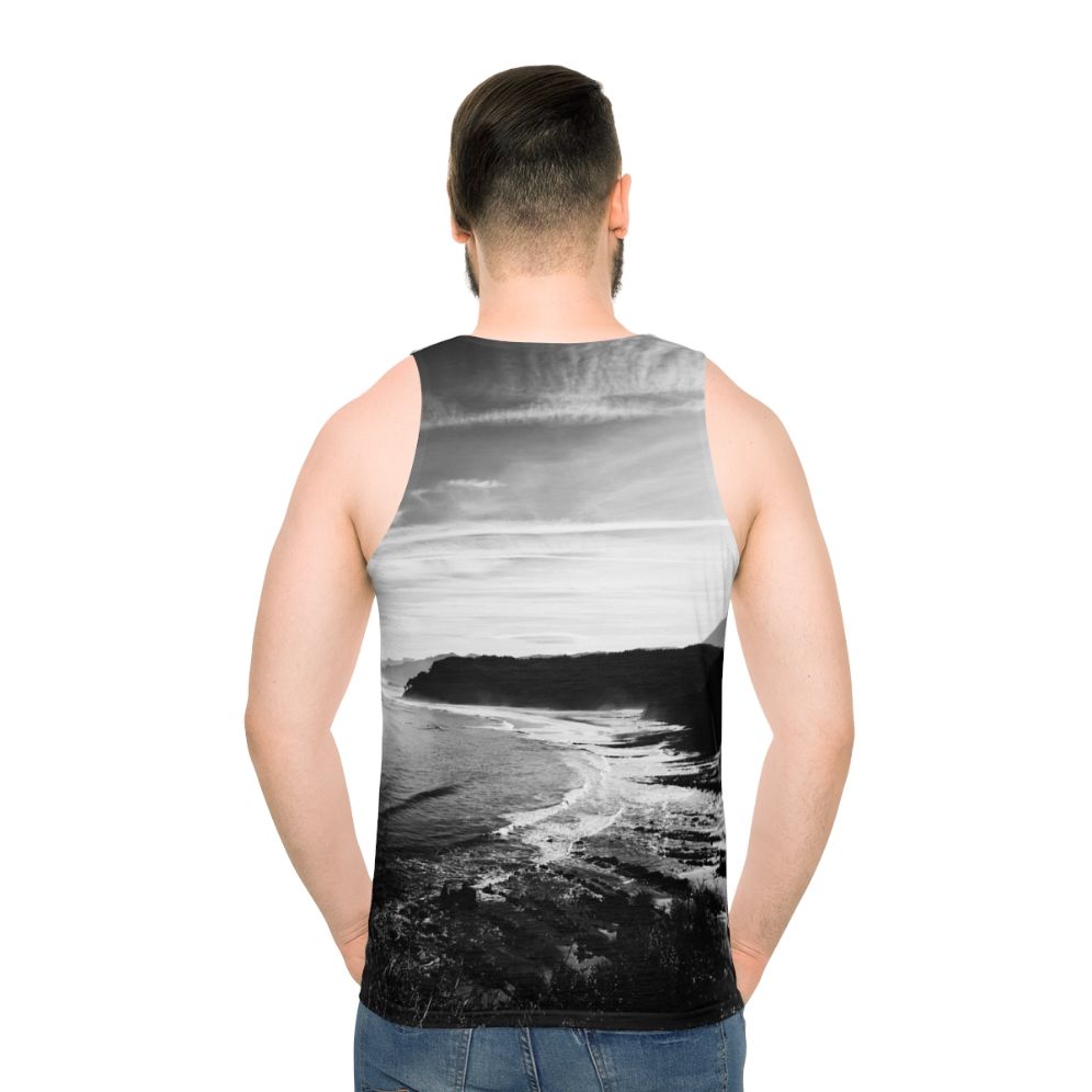 Asturias unisex tank top with landscape design