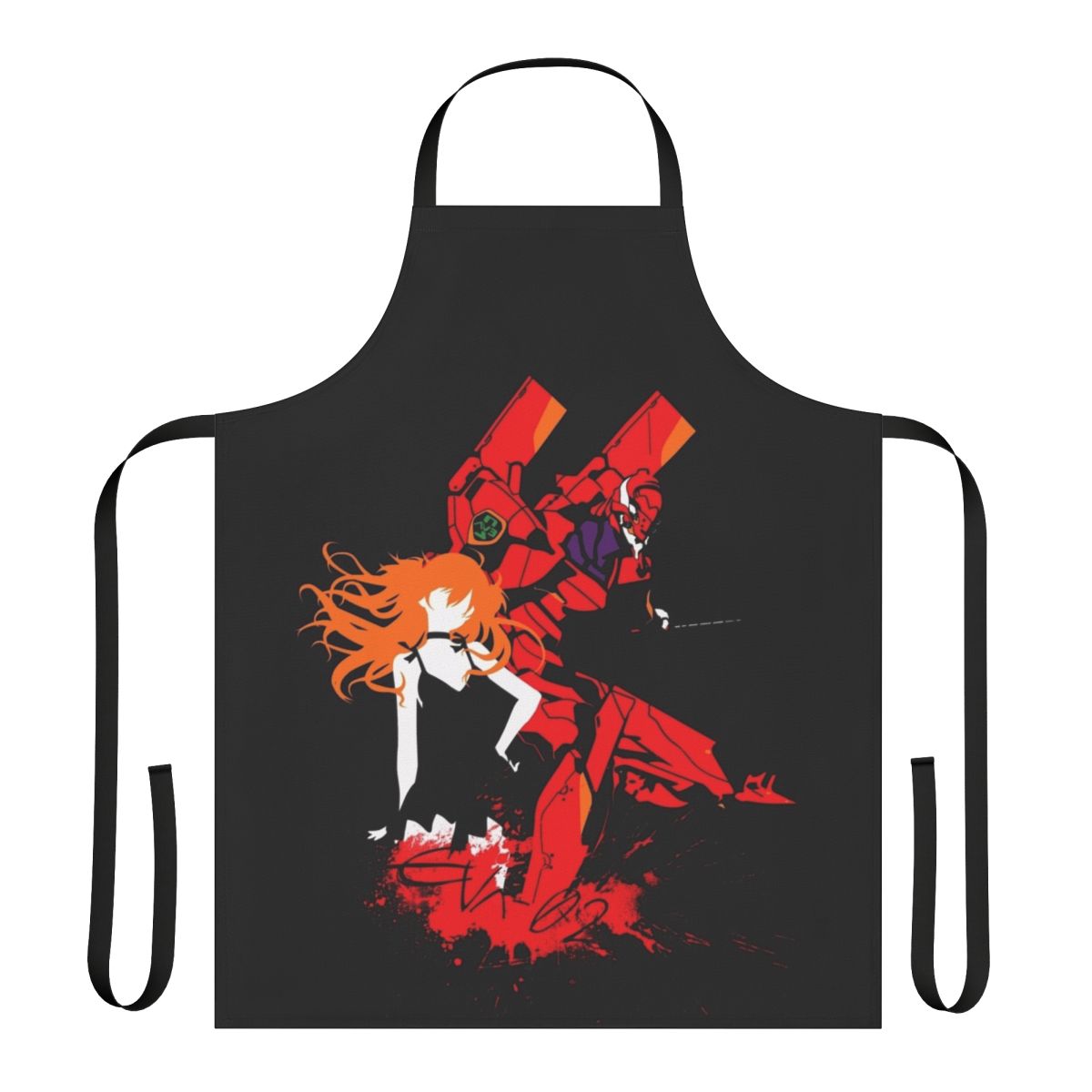 Apron featuring the iconic Evangelion Unit 02 design