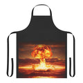 Atomic Blast Novelty Apron featuring a graphic design of a nuclear explosion