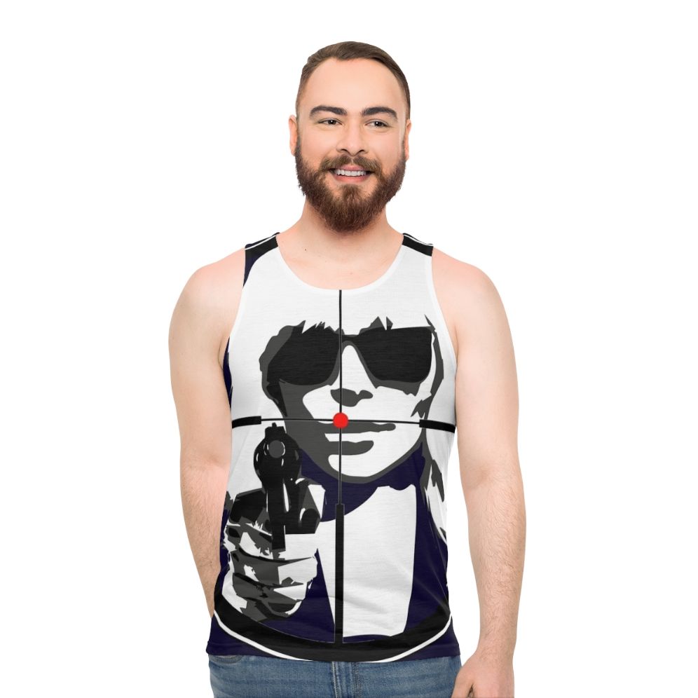 Atomic Blonde Unisex Action Hero Tank Top