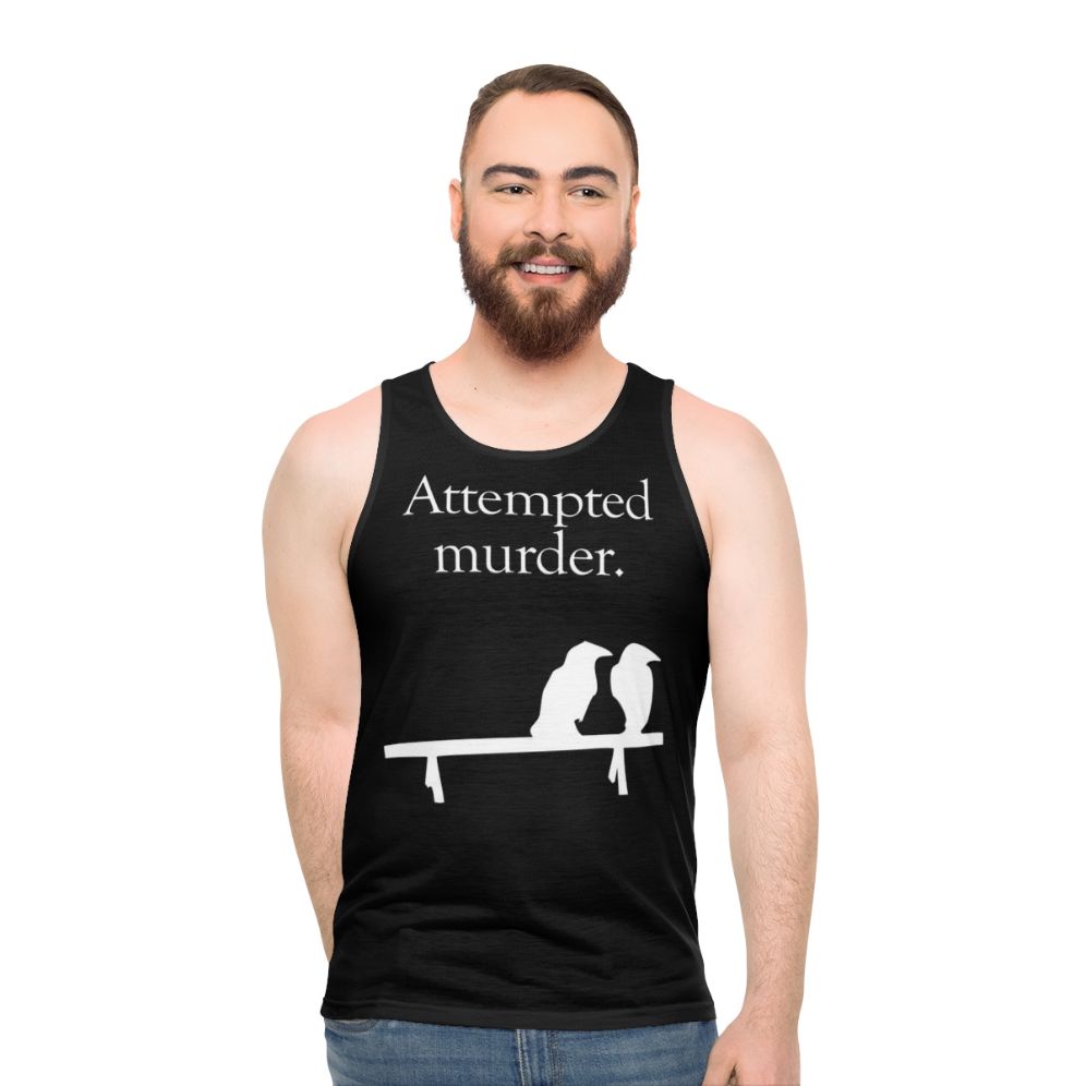 Attempted Murder Animal Print Unisex Tank Top