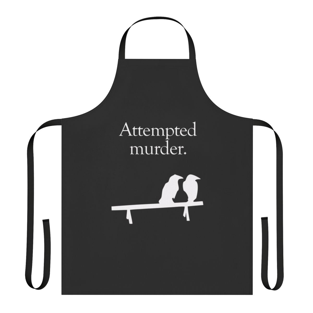 Attempted Murder Crow Design Apron