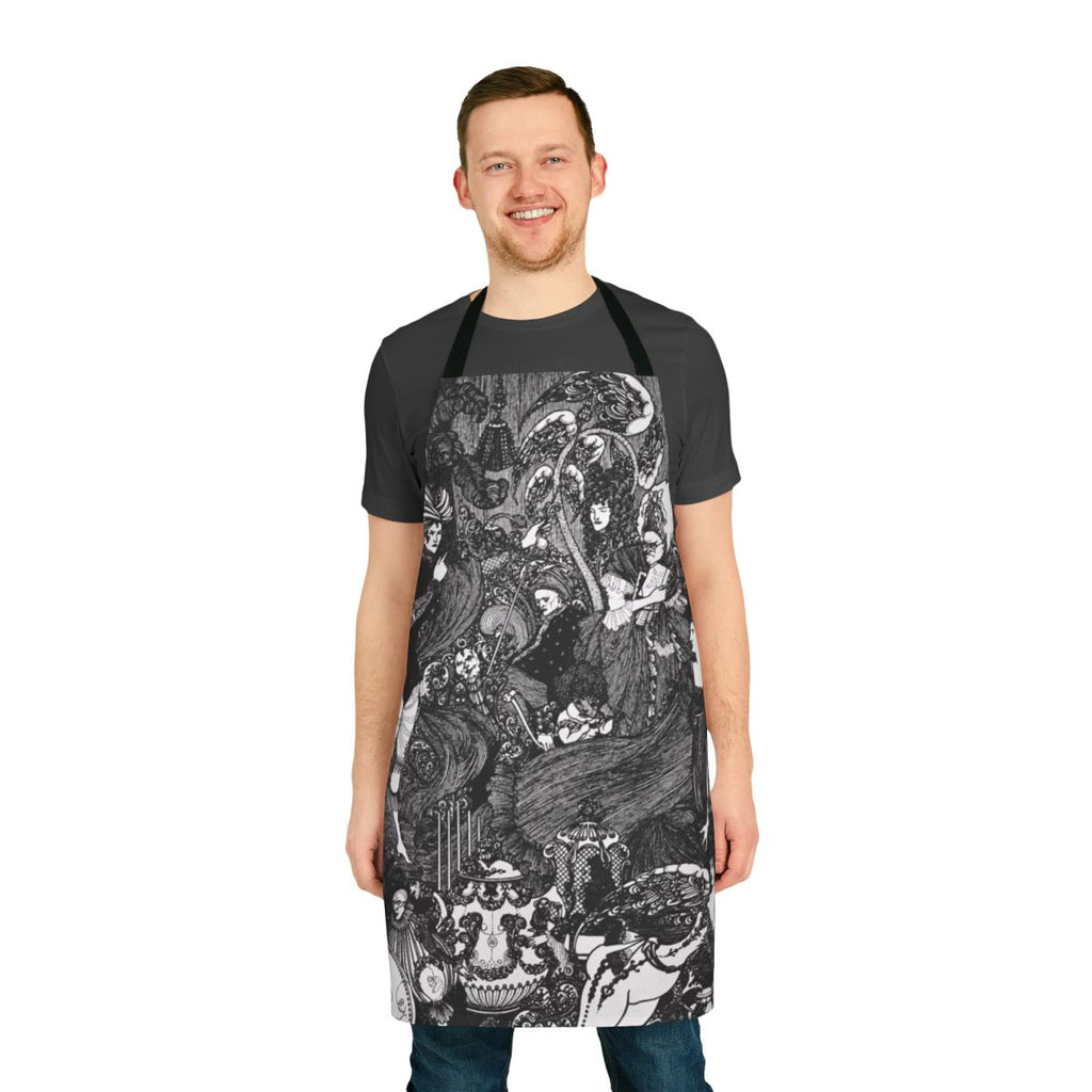 Aubrey Beardsley inspired HD The Cave design printed on a high-quality apron