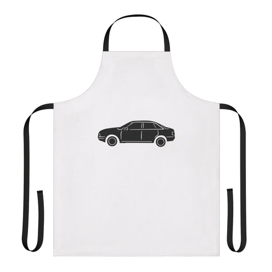 Audi 80 inspired apron featuring a classic car silhouette design