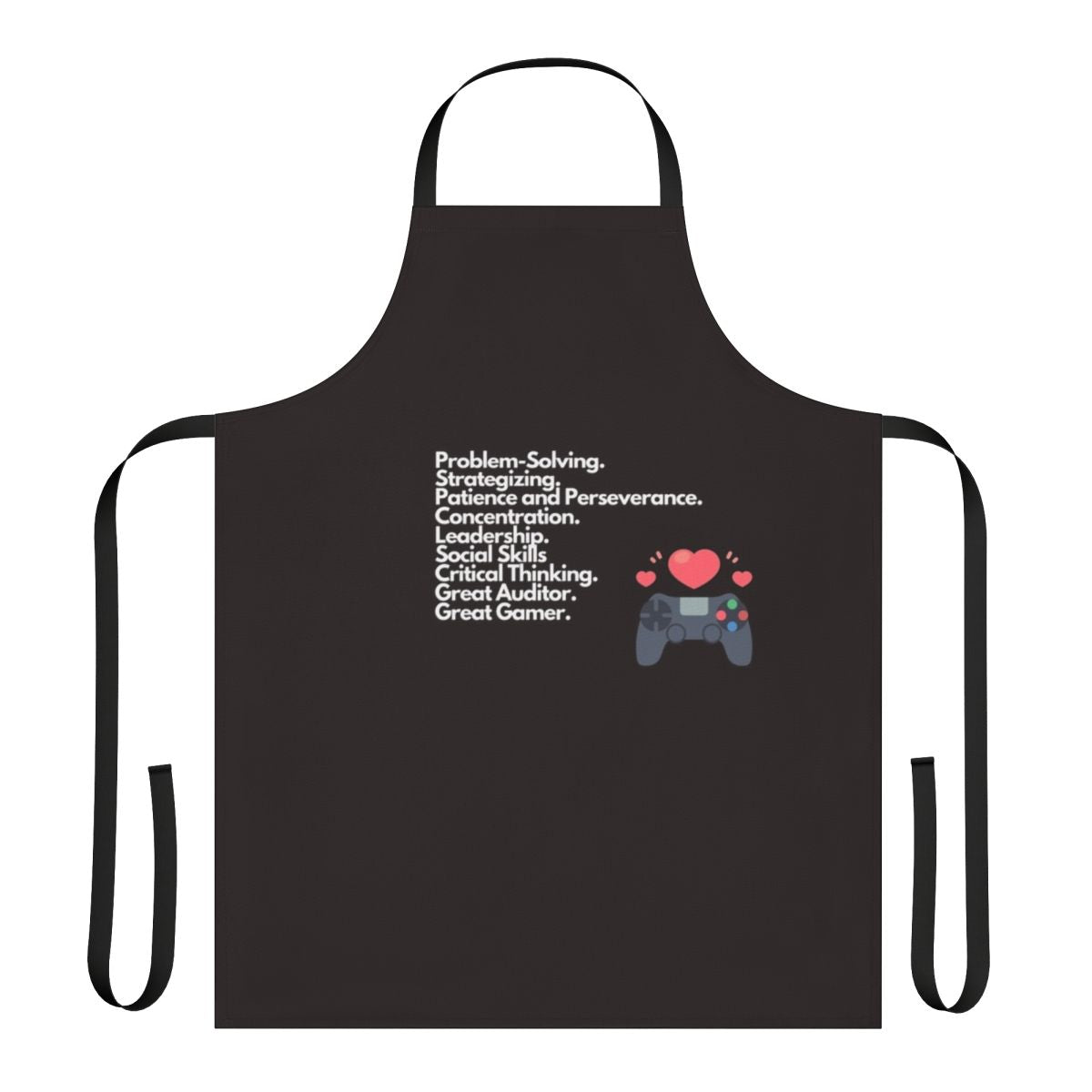 Auditing and Gaming Skills Apron for Accountants and Gamers