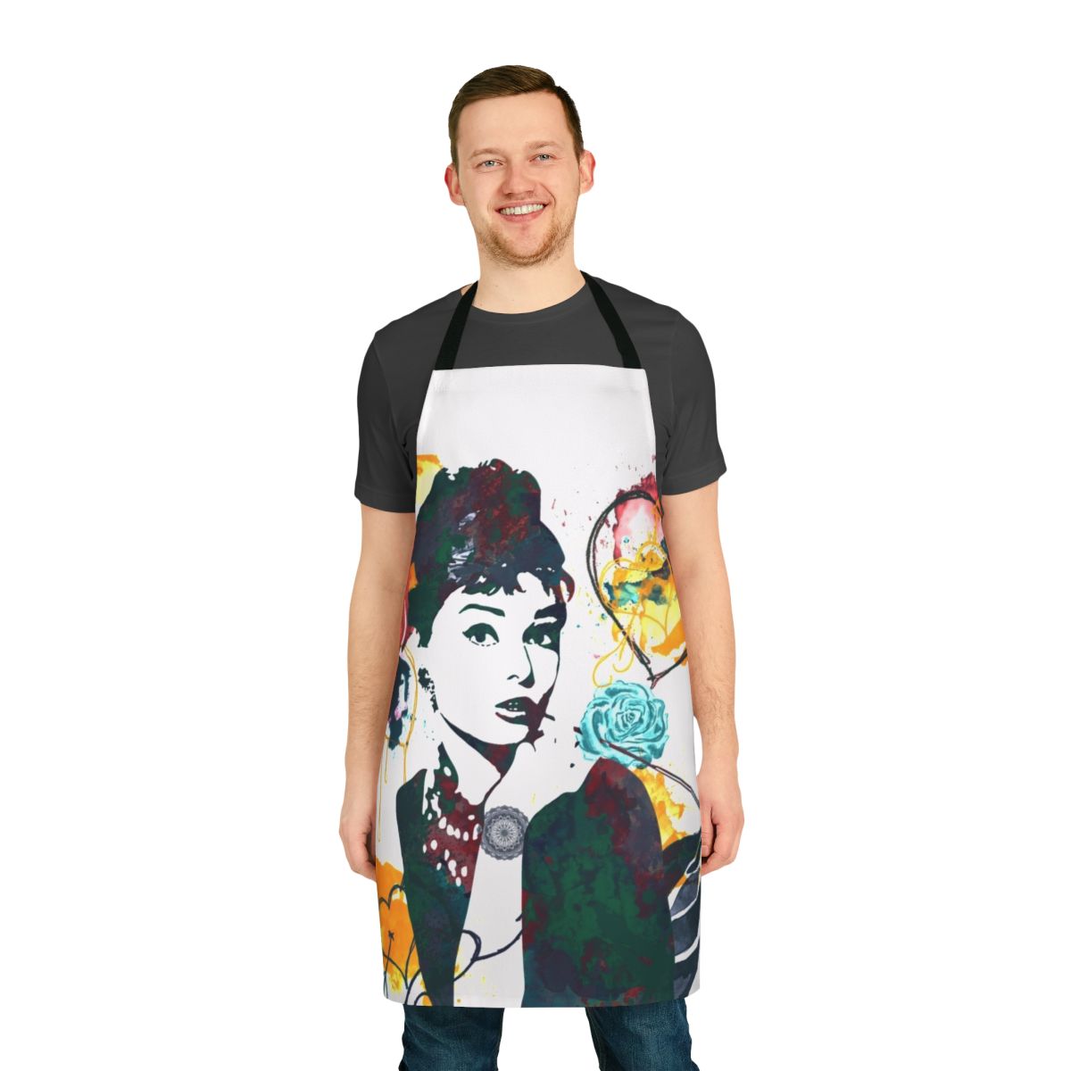 Audrey Hepburn Inspired Nature Colors Apron
