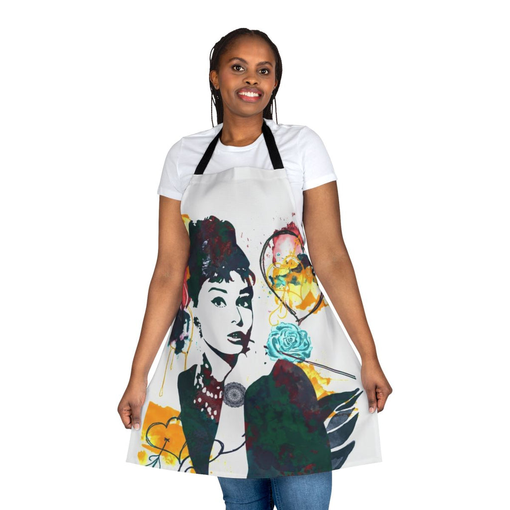 Audrey Hepburn Inspired Nature Colors Apron
