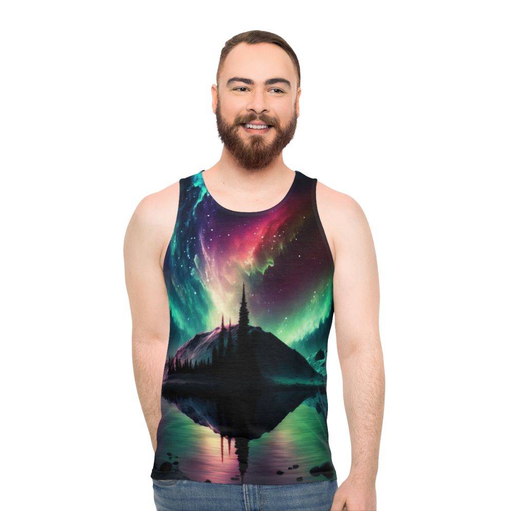 Aurora Borealis Unisex Tank Top