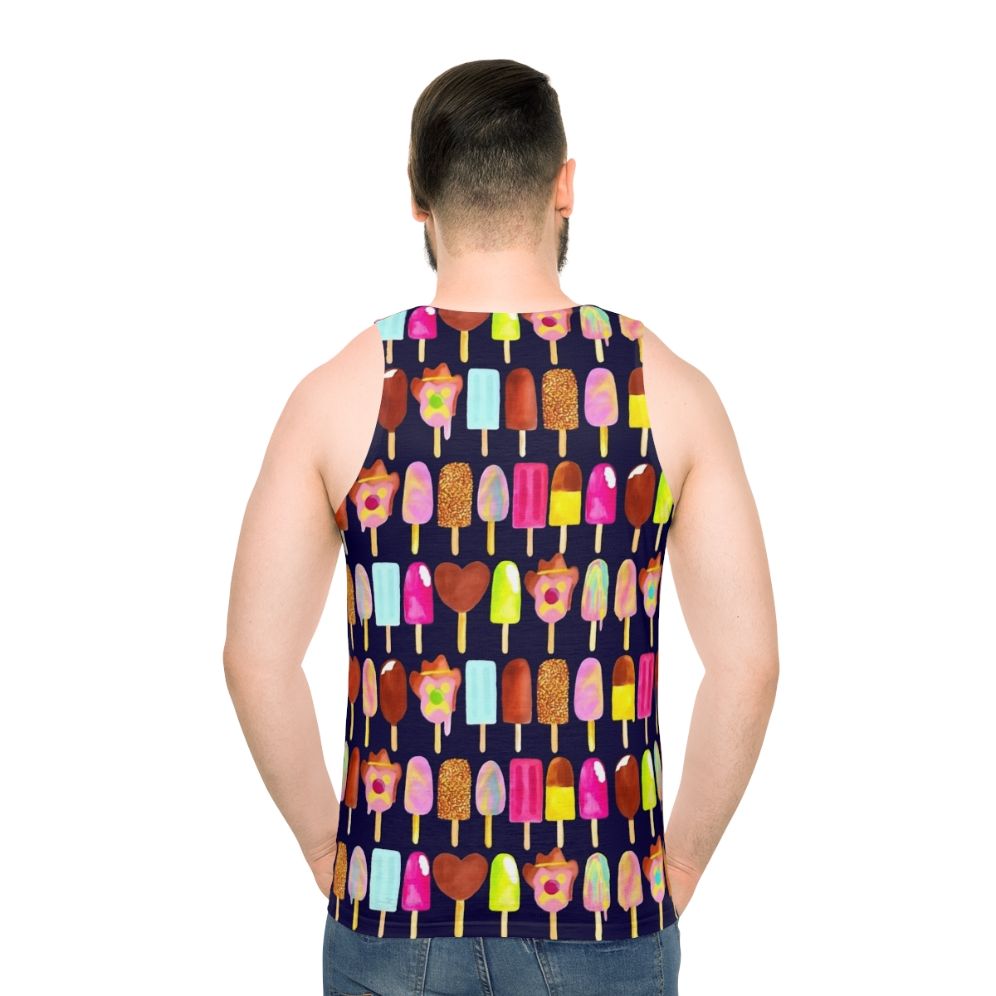 Aussie Ice Creams Unisex Navy Tank Top