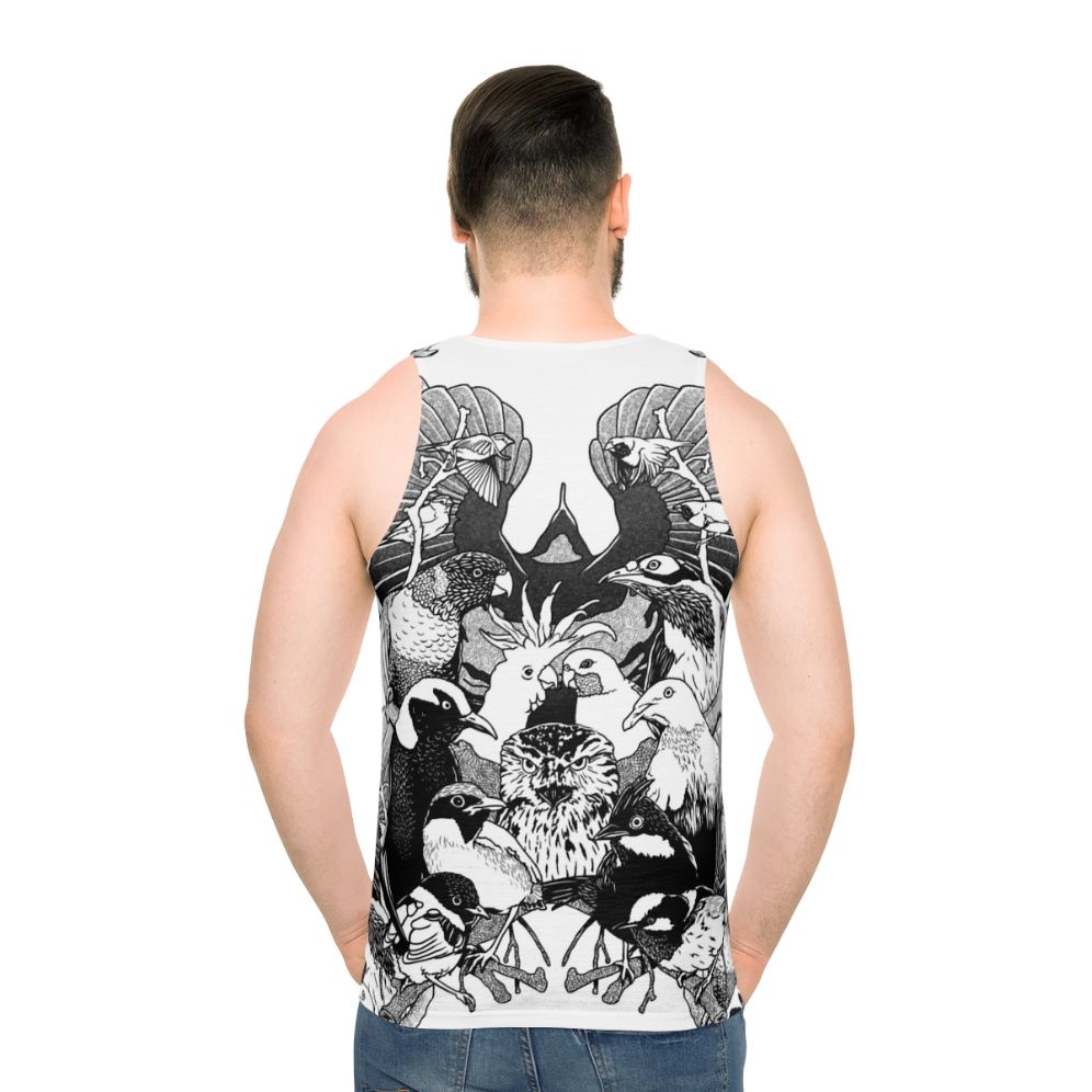 Australian Birds Unisex Tank Top with nature illustration