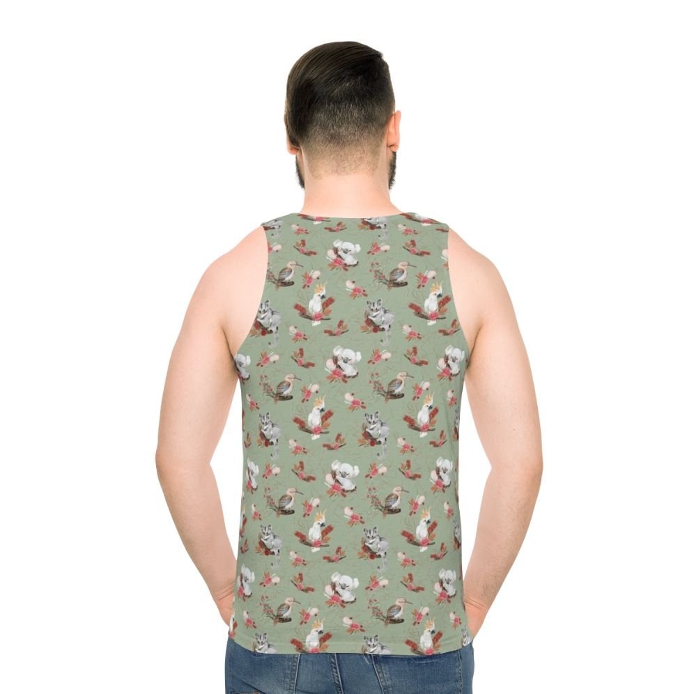 Australian flora and fauna eucalyptus unisex tank top