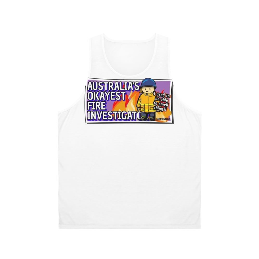 Australia's Okayest Fire Investigator Rural Unisex Tank Top