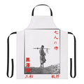 7 Samurai inspired apron featuring iconic Japanese samurai movie symbolism