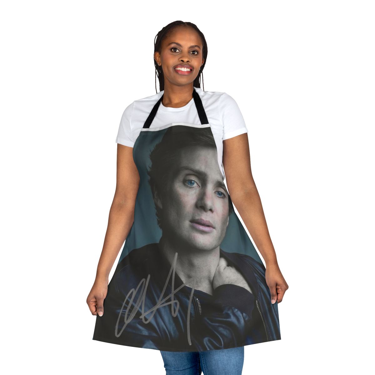 Cillian Murphy signed autograph on an apron