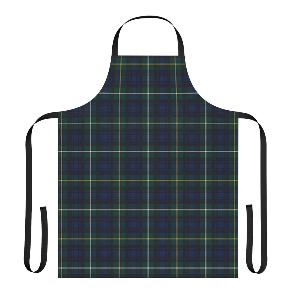 Clan Campbell tartan pattern printed on a high-quality cotton apron