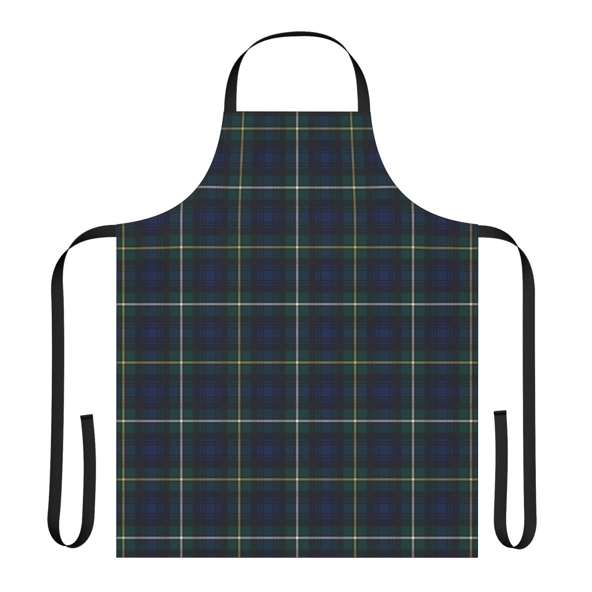 Clan Campbell tartan pattern printed on a high-quality cotton apron