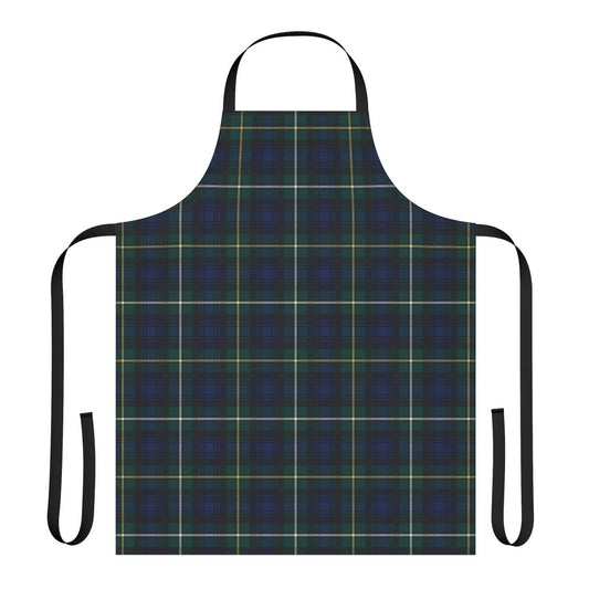 Clan Campbell tartan pattern printed on a high-quality cotton apron