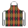 Ethnic Filipino tribal pattern inaul apron with traditional weaving and indigenous design
