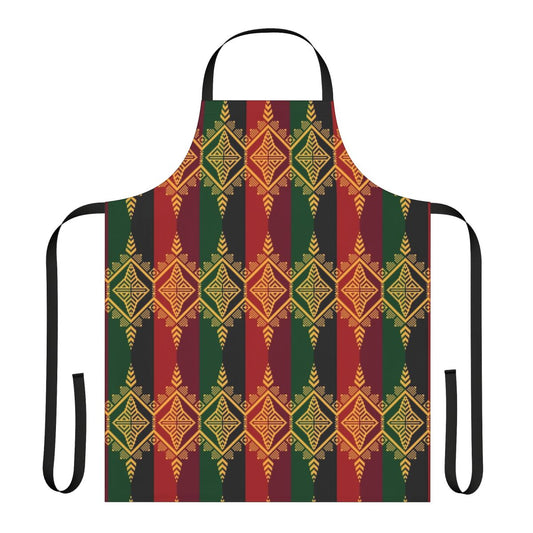 Ethnic Filipino tribal pattern inaul apron with traditional weaving and indigenous design