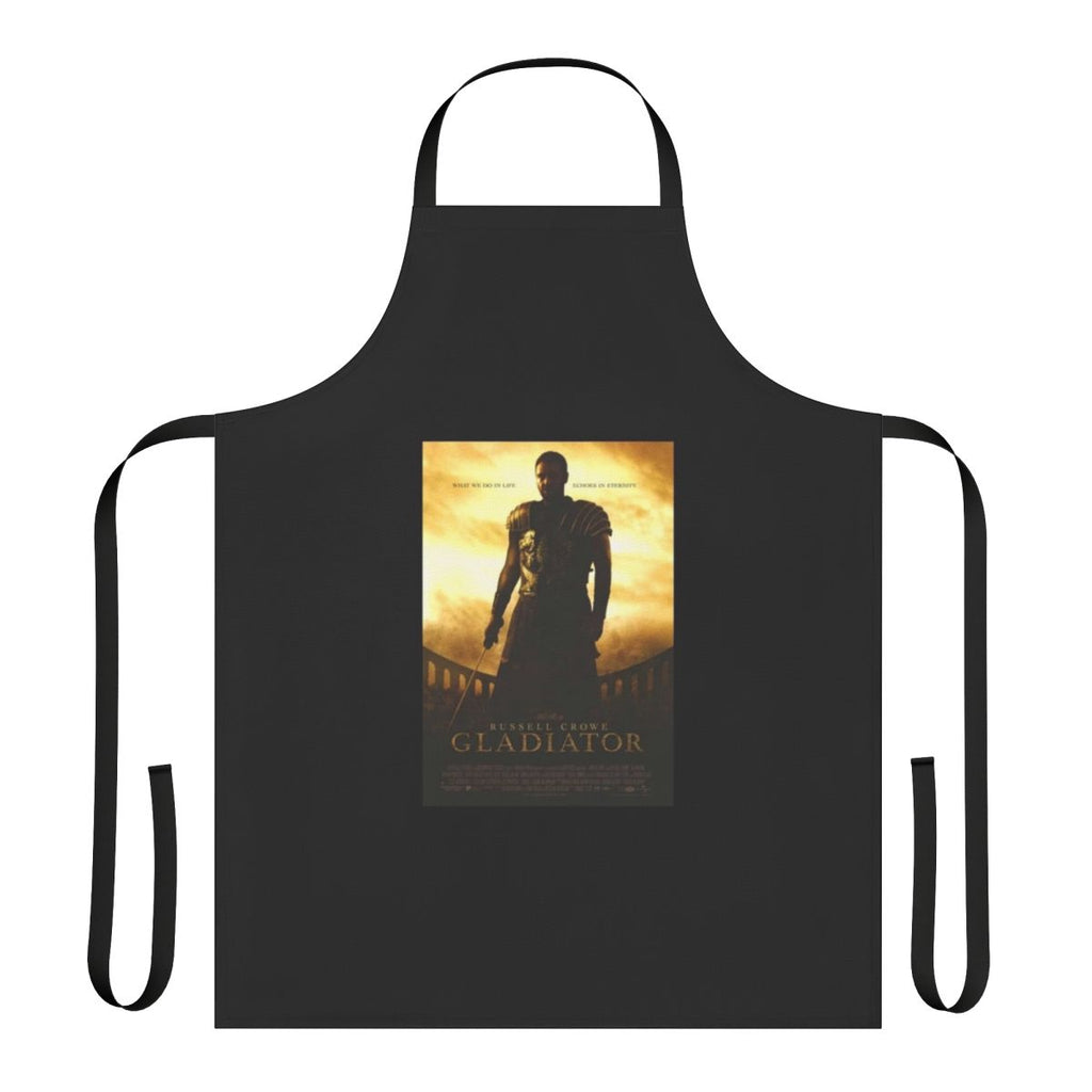 Gladiator-themed apron featuring Roman legionary and warrior design
