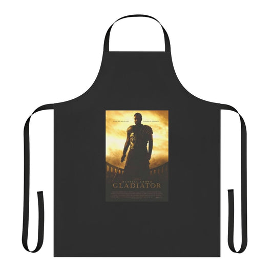 Gladiator-themed apron featuring Roman legionary and warrior design