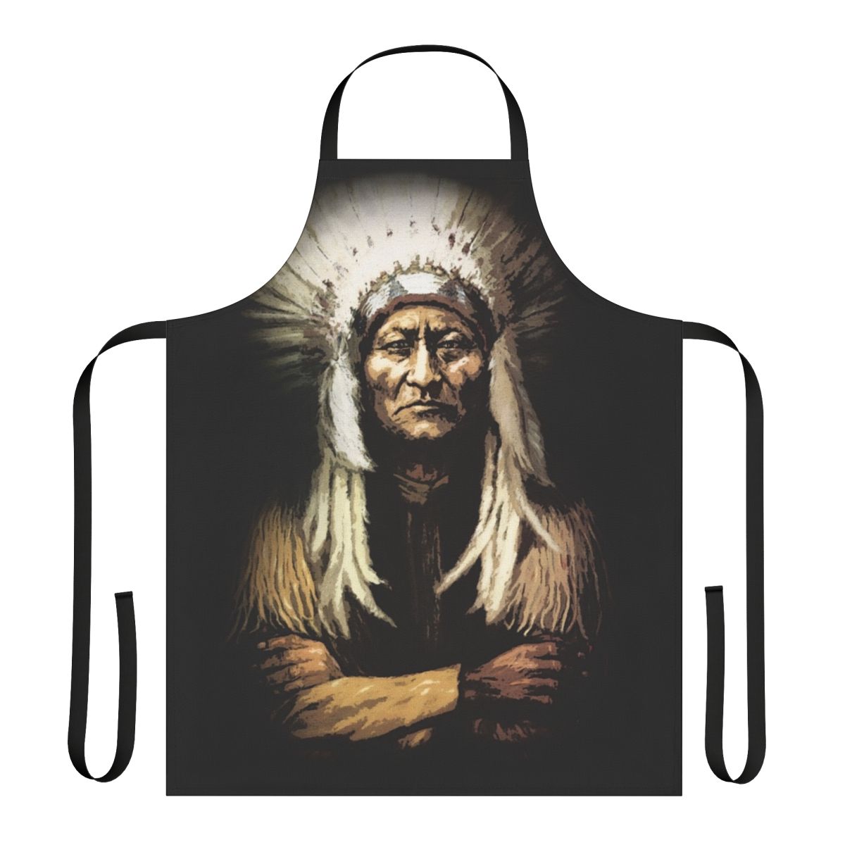 Sitting Bull-Inspired Native American Tribal Apron