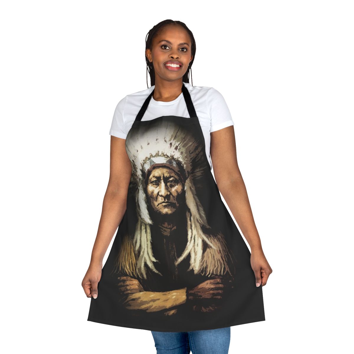 Sitting Bull-Inspired Native American Tribal Apron