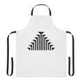 Solid black apron with Klamath Tribes inspired design, showcasing indigenous culture and tradition.