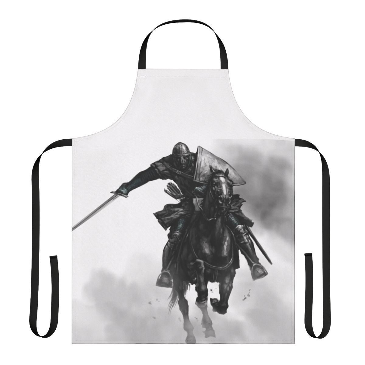 Stylish medieval-inspired apron featuring the Mount & Blade logo and design