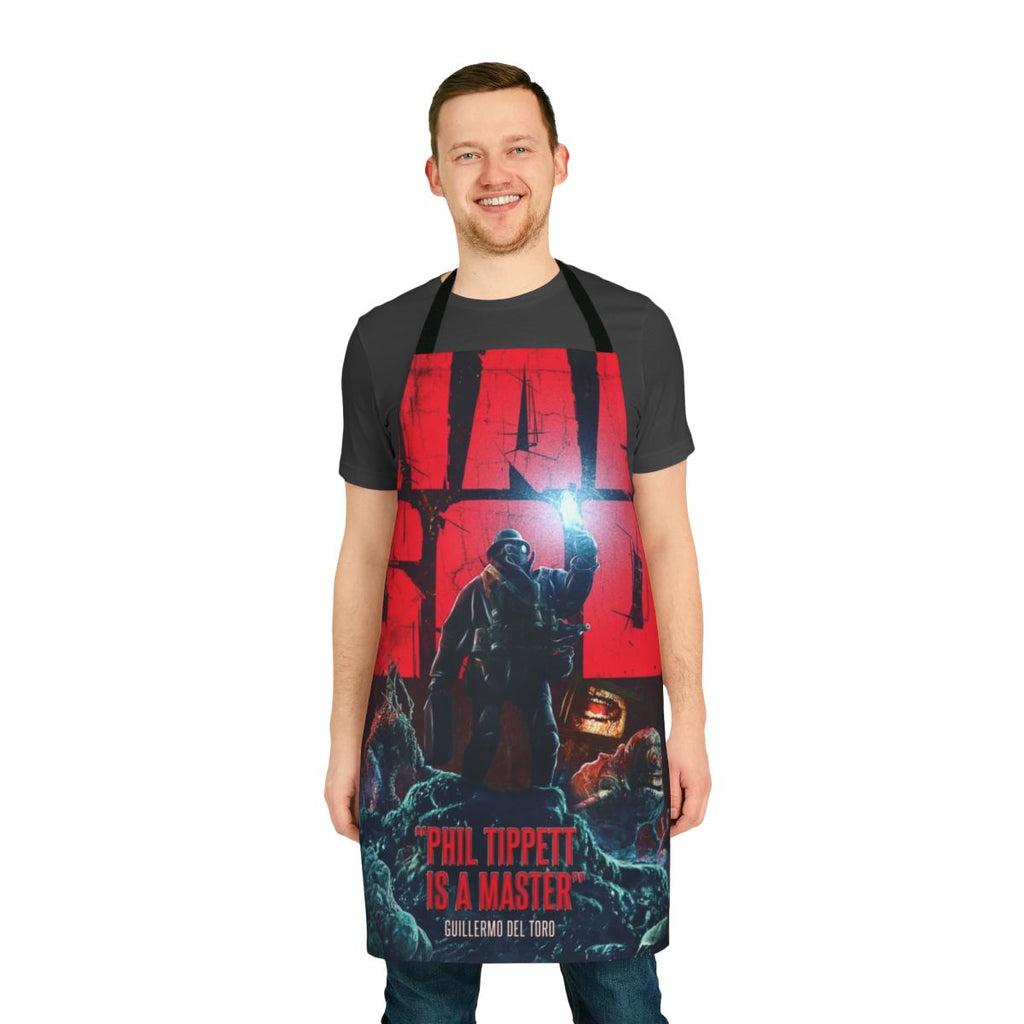 "Mad God" movie poster printed on a high-quality apron, featuring the unique and visually striking artwork of the film.