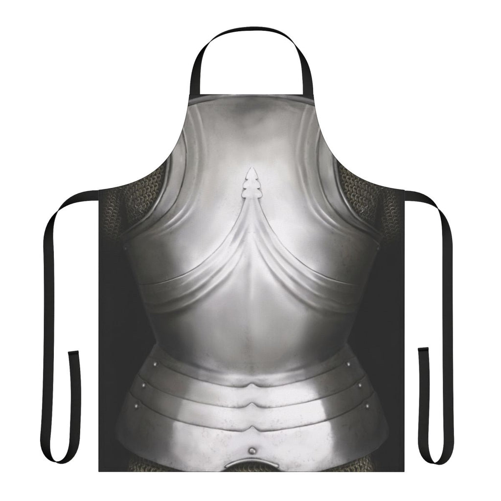 Detailed medieval-style knight's cuirass design apron
