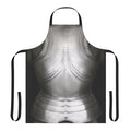 Detailed medieval-style knight's cuirass design apron