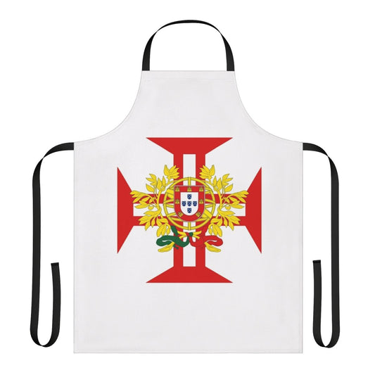 Authentic Portuguese Templar Cross Apron with Coat of Arms Design