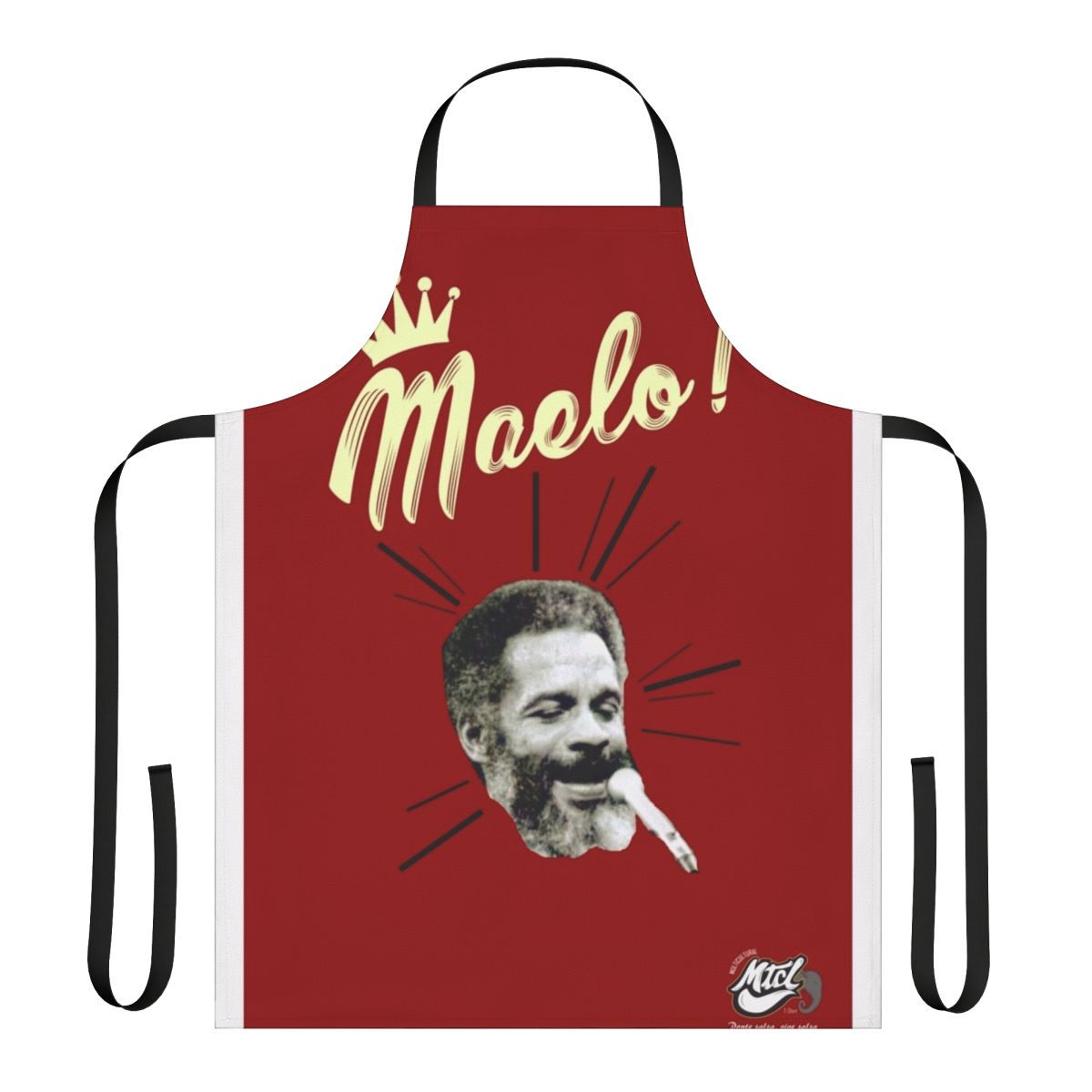 Stylish and functional Puerto Rican-inspired apron for cooking and entertaining