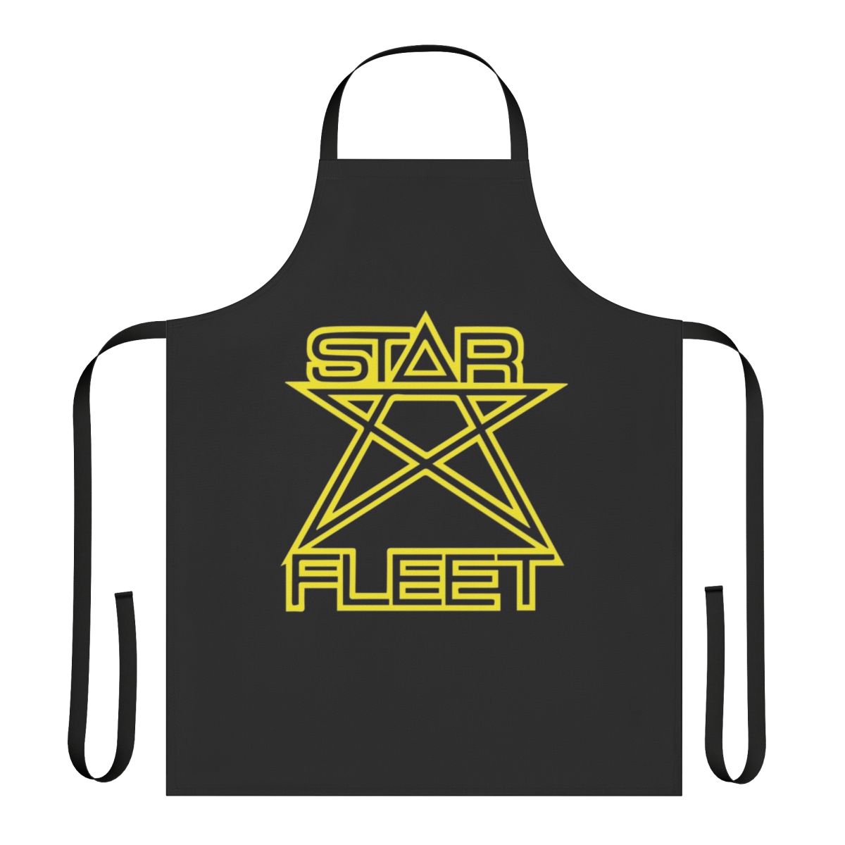 Queen-inspired kitchen apron featuring the iconic band members