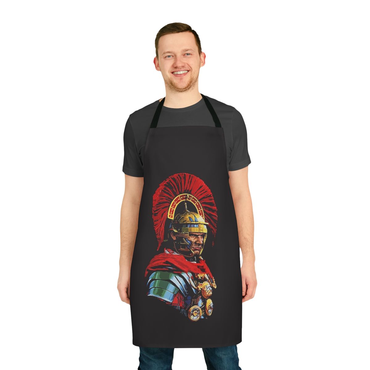 Roman centurion-inspired apron with historical design