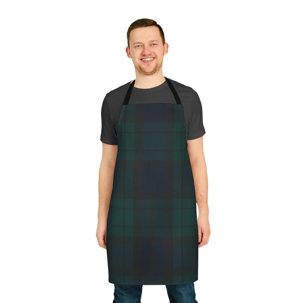 Authentic Black Watch tartan pattern apron